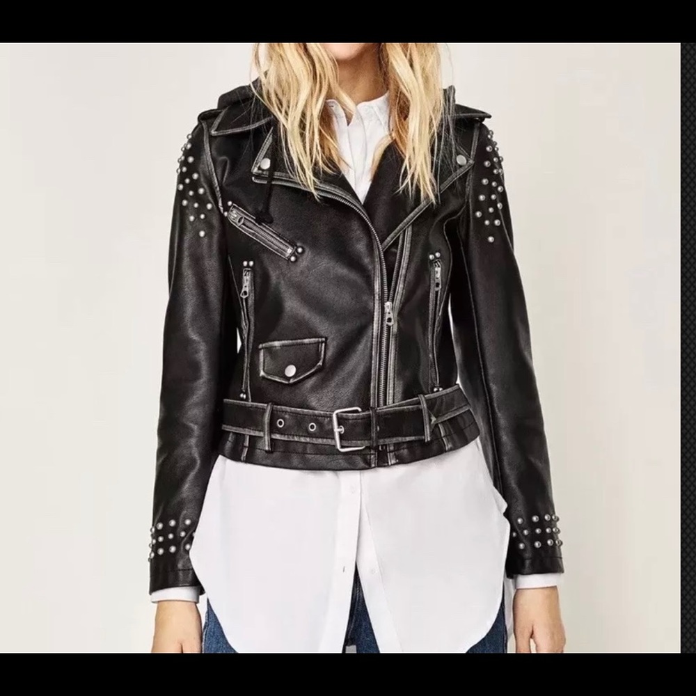 Studded Motorcycle Jacket